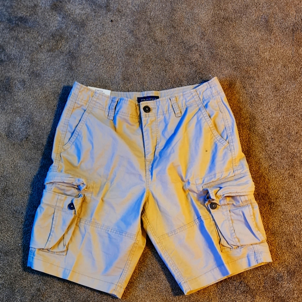 Mens Aeropostale Cargo Shorts stretch 33waist